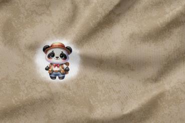 * Panda Backpacker- Eigenproduktion - Jersey -  Panel inkl. Kombi